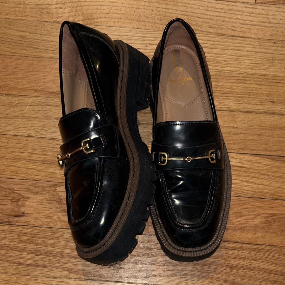 Sam Edelman Black Patent Loafers